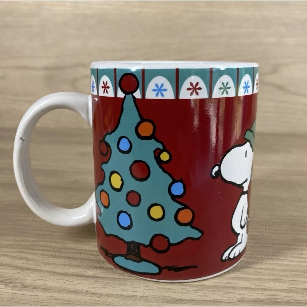 Christmas Peanuts Snoopy Coffee Mug Celebrate Peanuts 60 Years 2011 - Picture 5 of 8